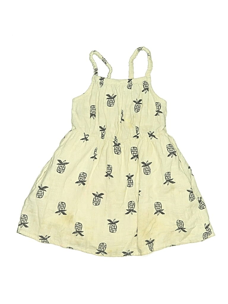 Pre-owned Cat & Jack Kids' Dress In Yellow
