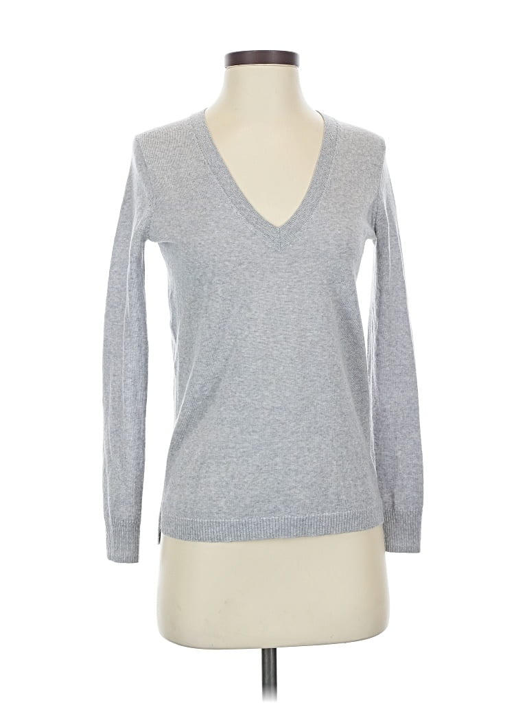 Pre-owned Madewell Wool Pullover Sweater In Gray