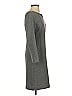 Rosso35 Chevron-herringbone Gray Casual Dress Size 4 (estimated) - photo 4