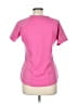 FILA Solid Pink Active T-Shirt Size L - photo 2