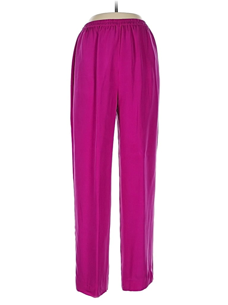 Pre-owned Unbranded Silk Pants In Purple