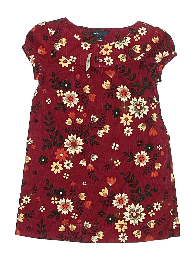 Pre-owned Gap Kids' Dress In Burgundy