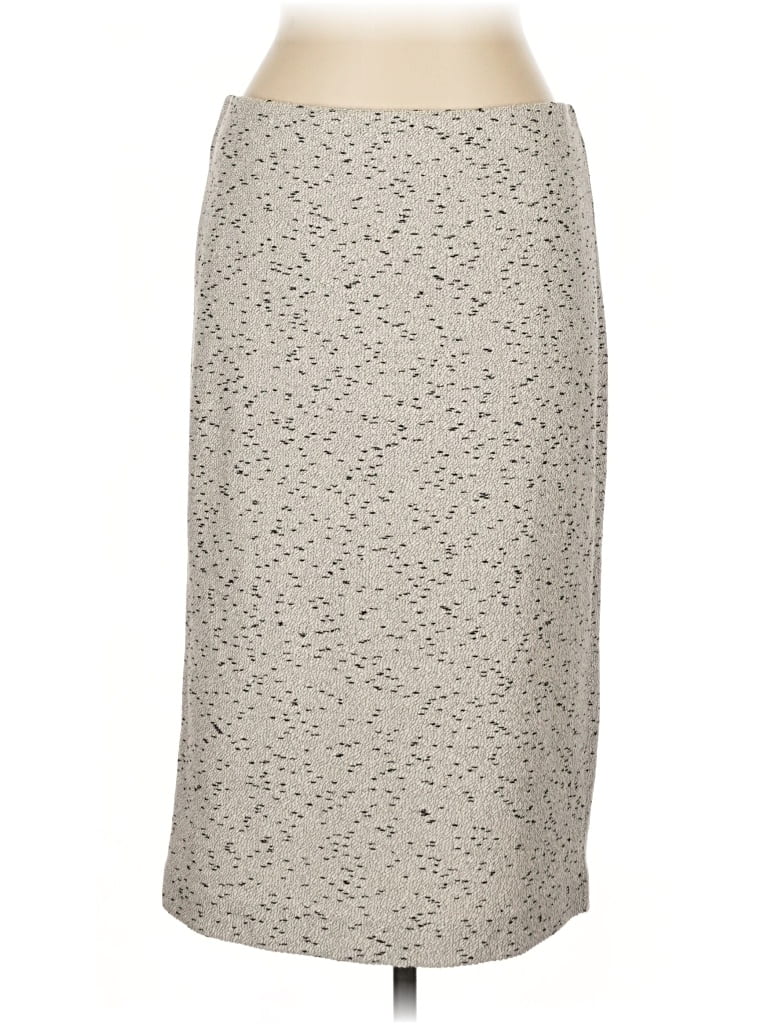 Pre-owned Ann Taylor Casual Skirt In Gray