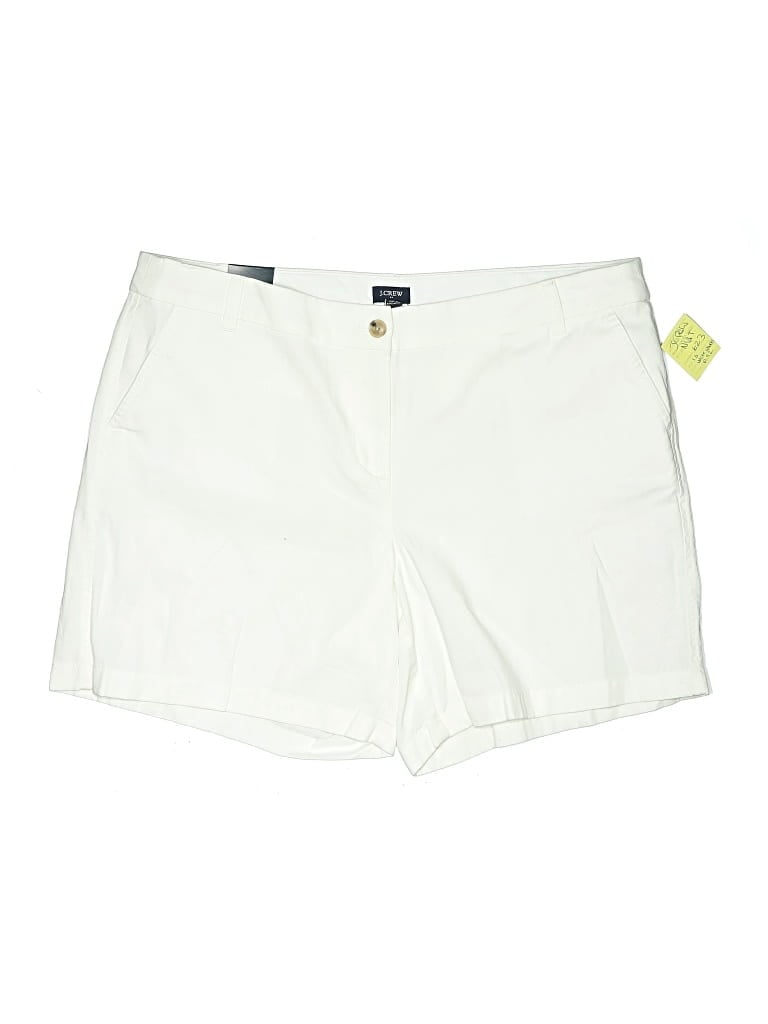 Pre-owned J.crew Factory Store Shorts In White