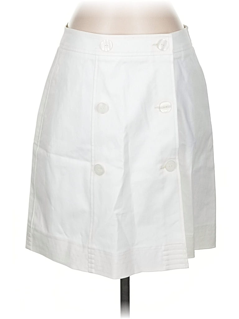 Pre-owned Trina Turk Formal Skirt In White