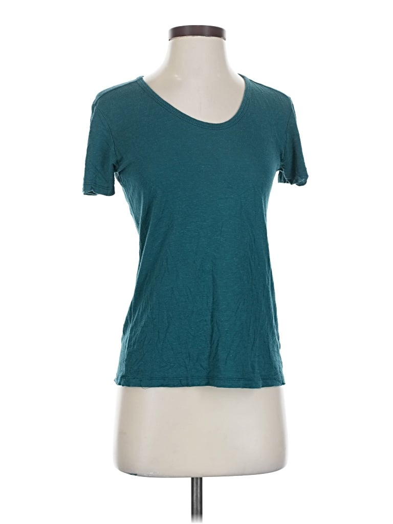 Pre-owned Blush Short Sleeve T-shirt In Blue