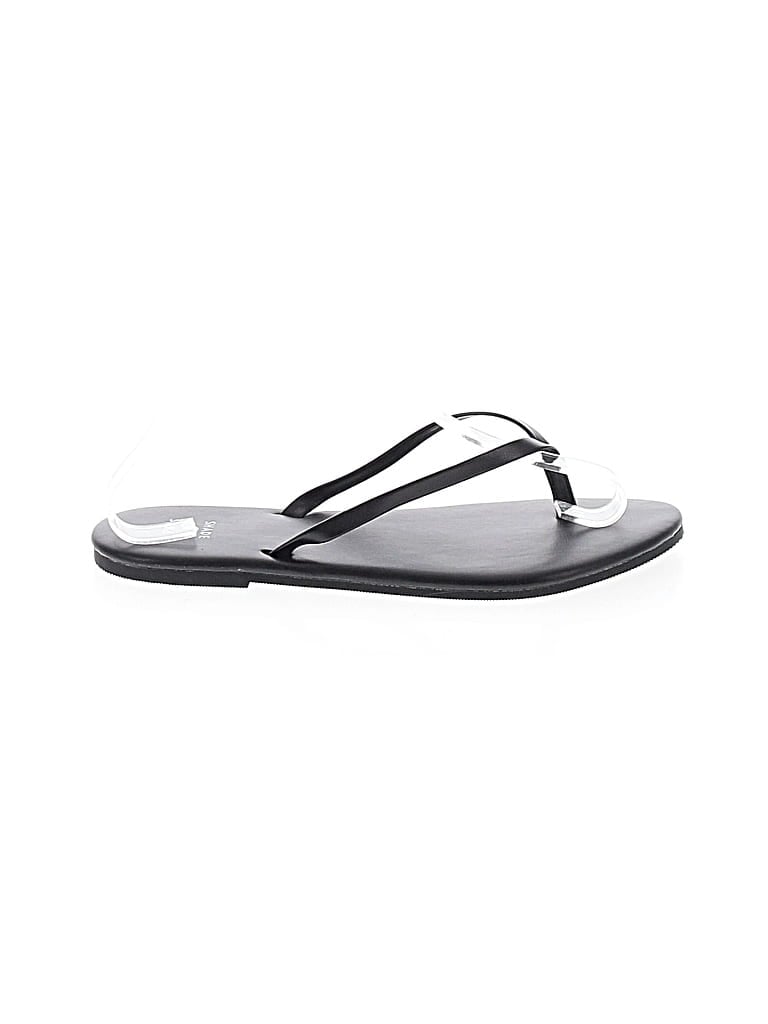 Pre-owned Shade & Shore Flip Flops In Black