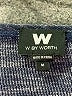 W by Worth Color Block Blue Gray Cardigan Size M - photo 7
