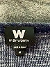 W by Worth Color Block Blue Gray Cardigan Size M - photo 8