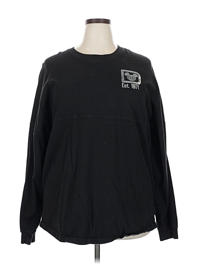 Pre-owned Disney Parks Sweatshirt In Black