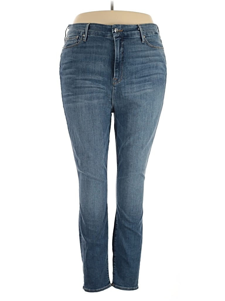 Pre-owned Good American Jeans In Blue