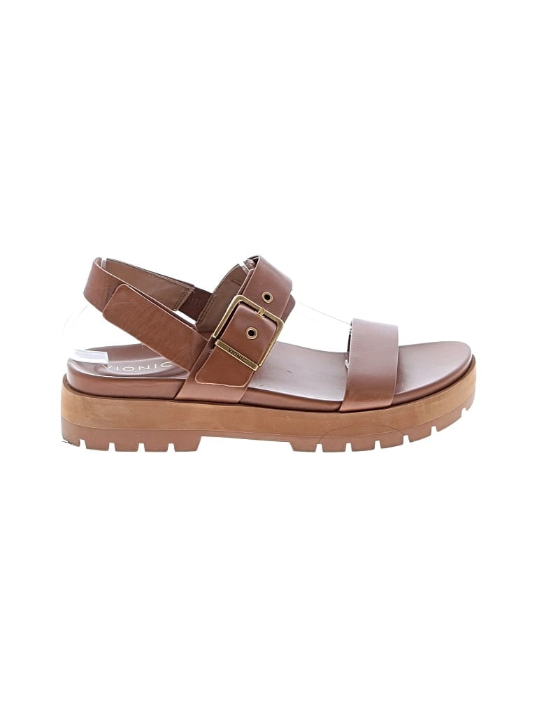 Pre-owned Vionic Sandals In Brown