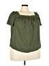 Torrid Green Short Sleeve Top Size 3X Plus (3) - photo 1