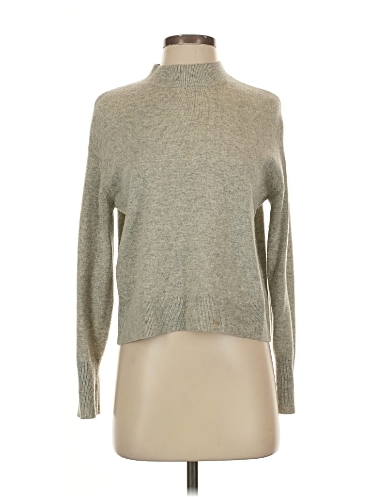 Pre-owned Everlane Cashmere Pullover Sweater In Gray