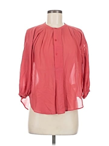NSF 3/4 Sleeve Silk Top (view 1)