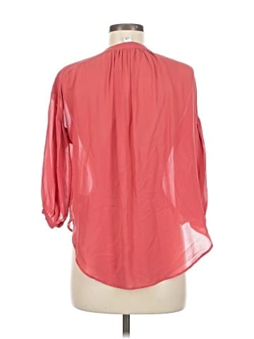 NSF 3/4 Sleeve Silk Top (view 2)