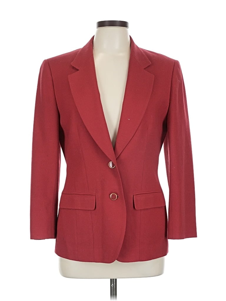 Pre-owned Pendleton Wool Blazer Jacket In Red