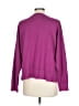 DKNY Animal Print Purple Sweatshirt Size L - photo 2