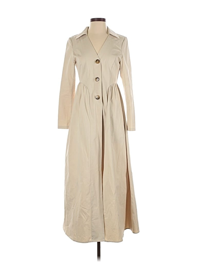 Pre-owned Allina Liu Trenchcoat In Brown