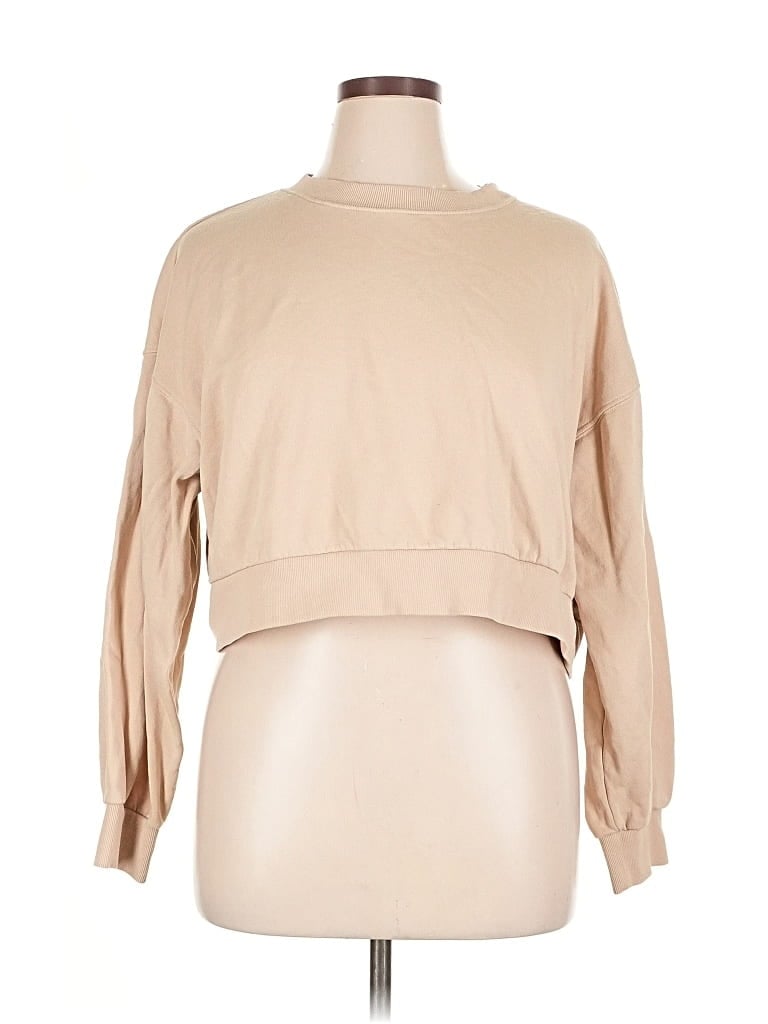 Pre-owned Divided By H&m Sweatshirt In Brown