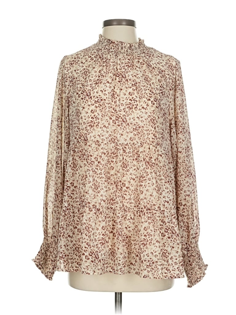 Pre-owned Jodifl Long Sleeve Blouse In White