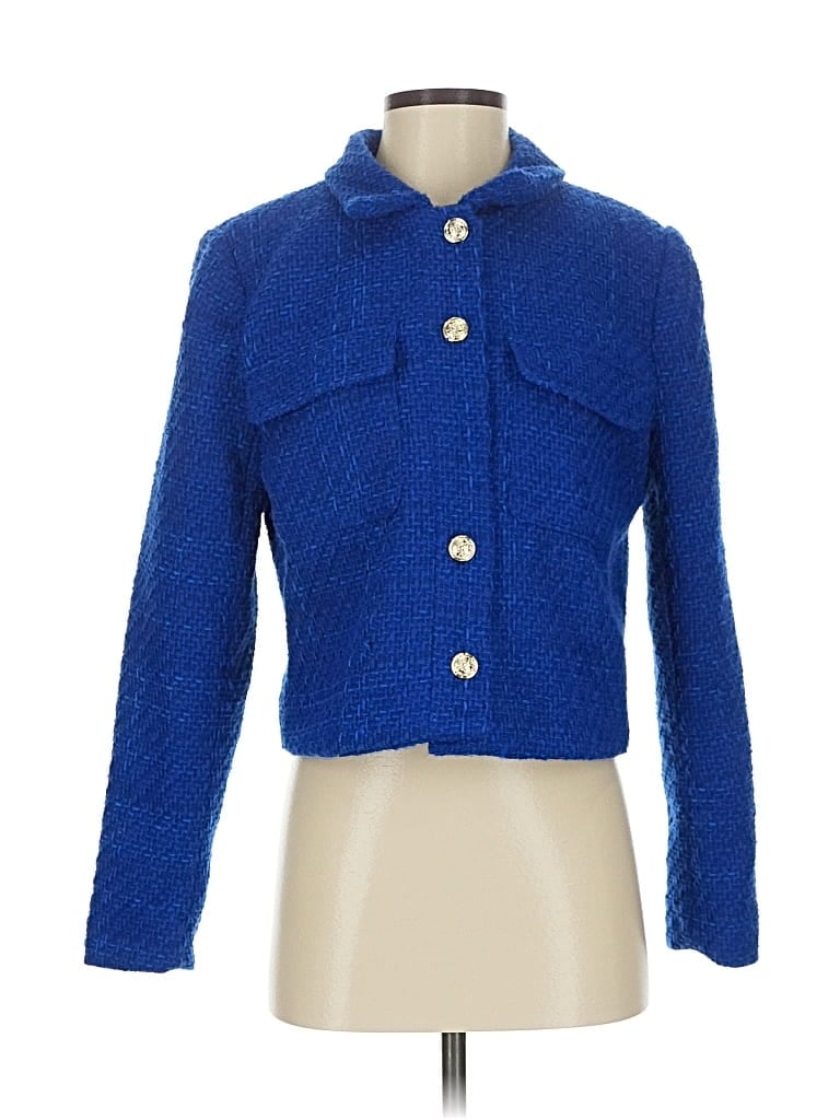 Pre-owned Rachel Zoe Tjx Jacket In Blue