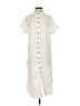Unbranded 100% Polyester White Casual Dress Size S - photo 1