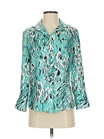 Carlisle 3/4 Sleeve Silk Top (view 1)