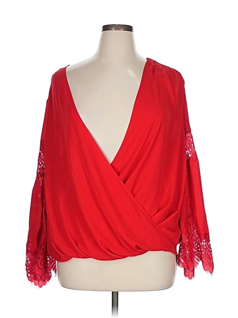 INC INTERNATIONAL CONCEPTS Pre-owned Kimono In Red