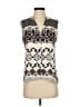 Parker 100% Silk Ivory Sleeveless Silk Top Size XS - photo 1