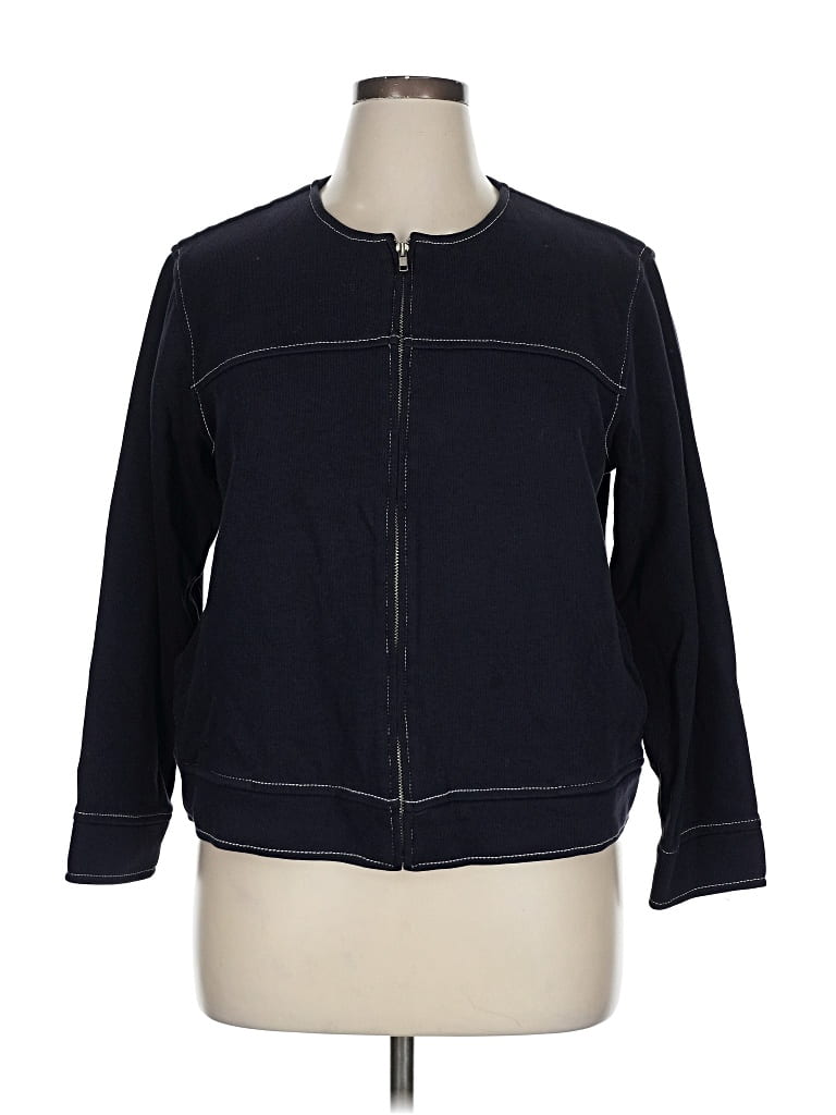 Pre-owned Talbots Cardigan Sweater In Blue