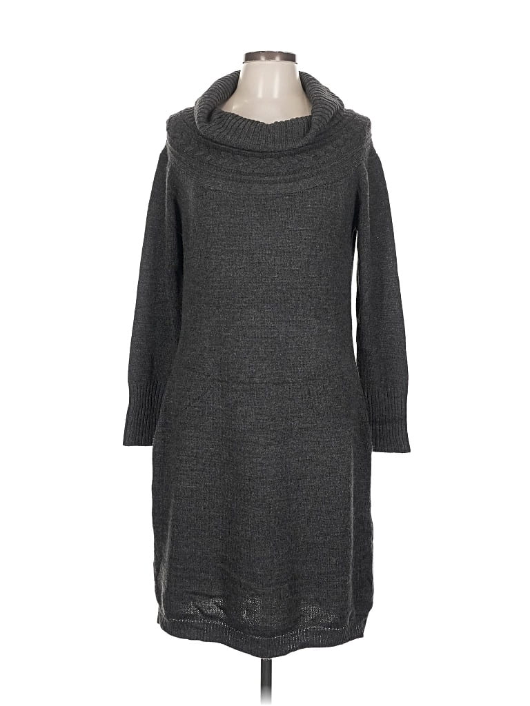 Pre-owned New York And Company Casual Dress In Gray