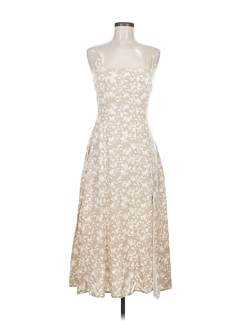 Pre-owned Mi Ami Cocktail Dress In White