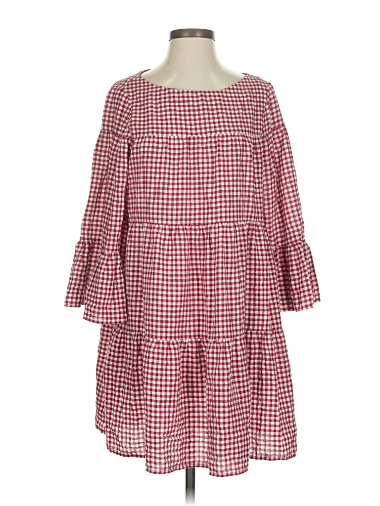 Pre-owned Zara Casual Dress In Red