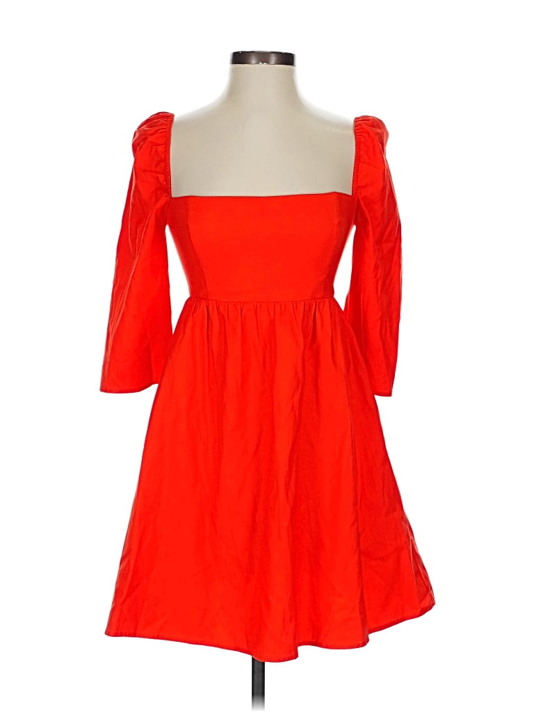 Pre-owned Reformation Cocktail Dress In Orange