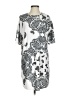 ASOS Paisley Gray Casual Dress Size 2 - photo 1