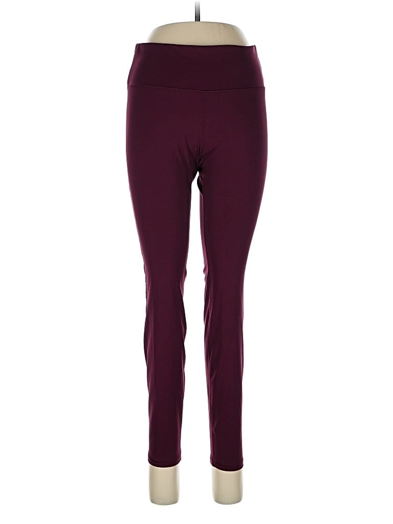 Pre-owned Avia Active Pants In Burgundy