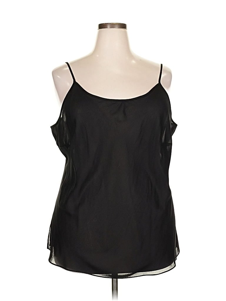 Pre-owned Unbranded Sleeveless Blouse In Black