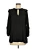 Left Coast by Dolan 100% Polyester Black Long Sleeve Blouse Size M - photo 1