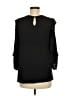Left Coast by Dolan 100% Polyester Black Long Sleeve Blouse Size M - photo 2