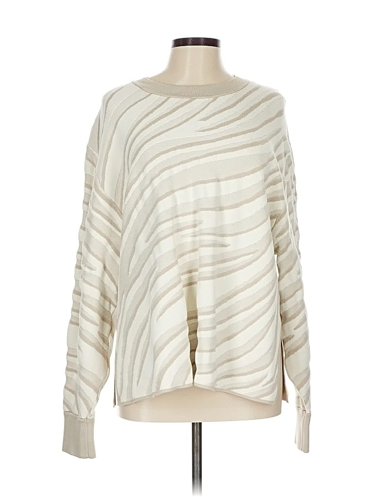 Pre-owned Cos Pullover Sweater In White