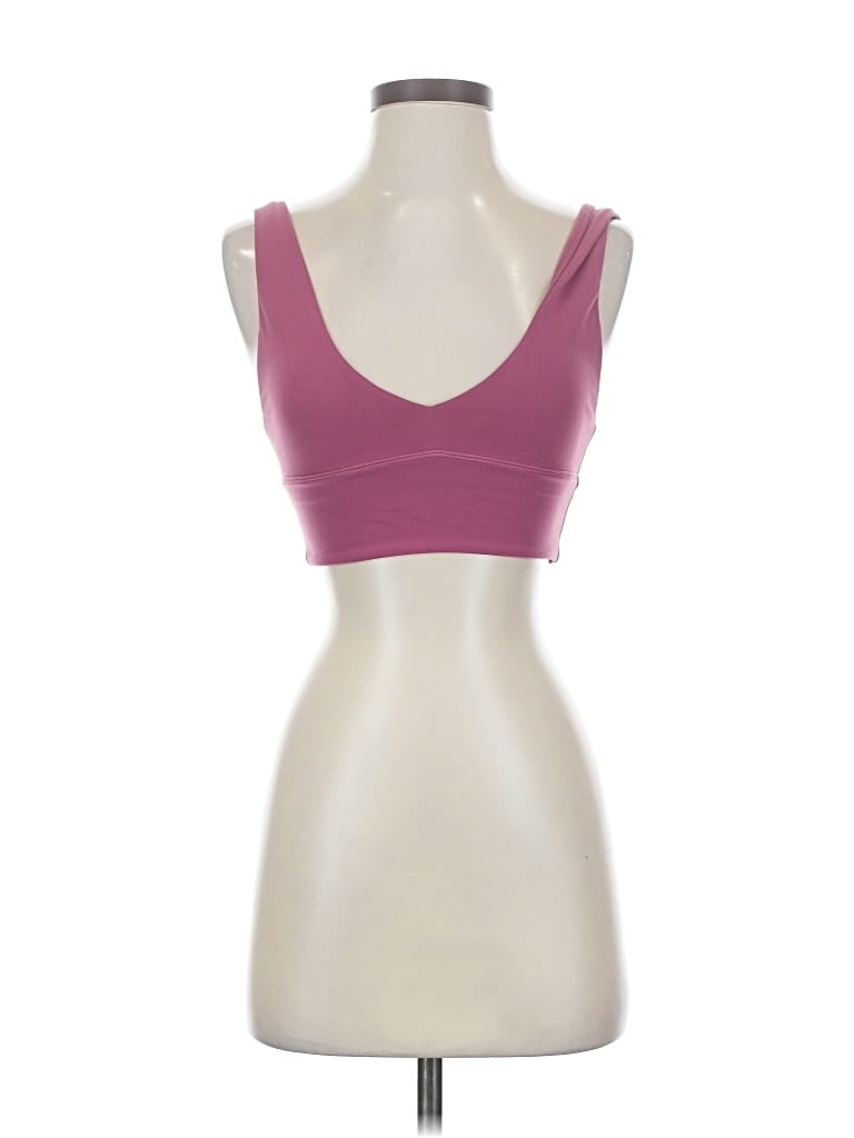 Pre-owned Lululemon Athletica Sports Bra In Pink