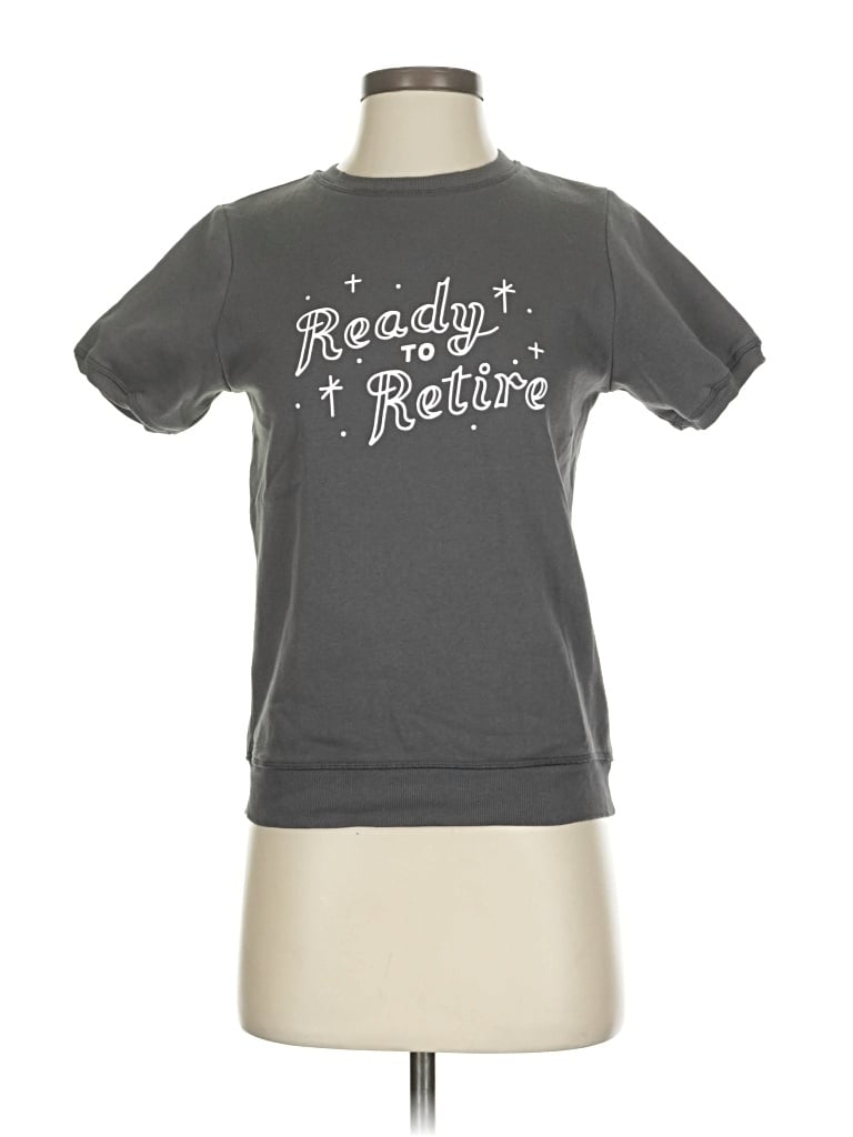 Pre-owned Bando Short Sleeve T-shirt In Gray