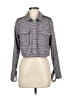 Wild Fable Houndstooth Gray Pink Long Sleeve Blouse Size M - photo 1