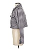 Wild Fable Houndstooth Gray Pink Long Sleeve Blouse Size M - photo 5