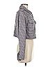 Wild Fable Houndstooth Gray Pink Long Sleeve Blouse Size M - photo 4