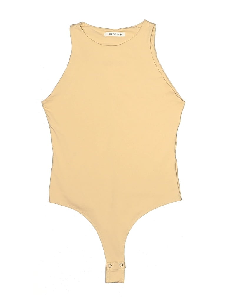 Pre-owned Reoria Bodysuit In Yellow