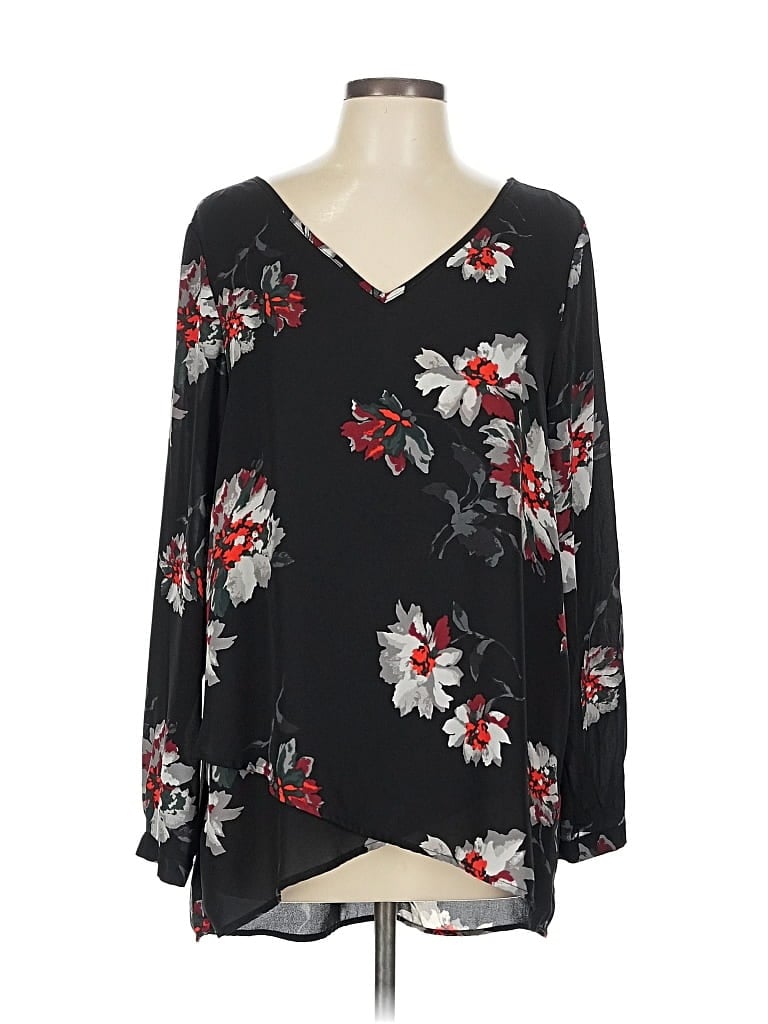 Pre-owned Chelsea & Theodore 3/4 Sleeve T-shirt In Black