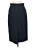 Lanvin Collection Chevron-herringbone Blue Formal Skirt Size 64 - photo 2