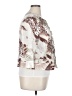 Coldwater Creek Print Ivory Blazer Size 14 - photo 4